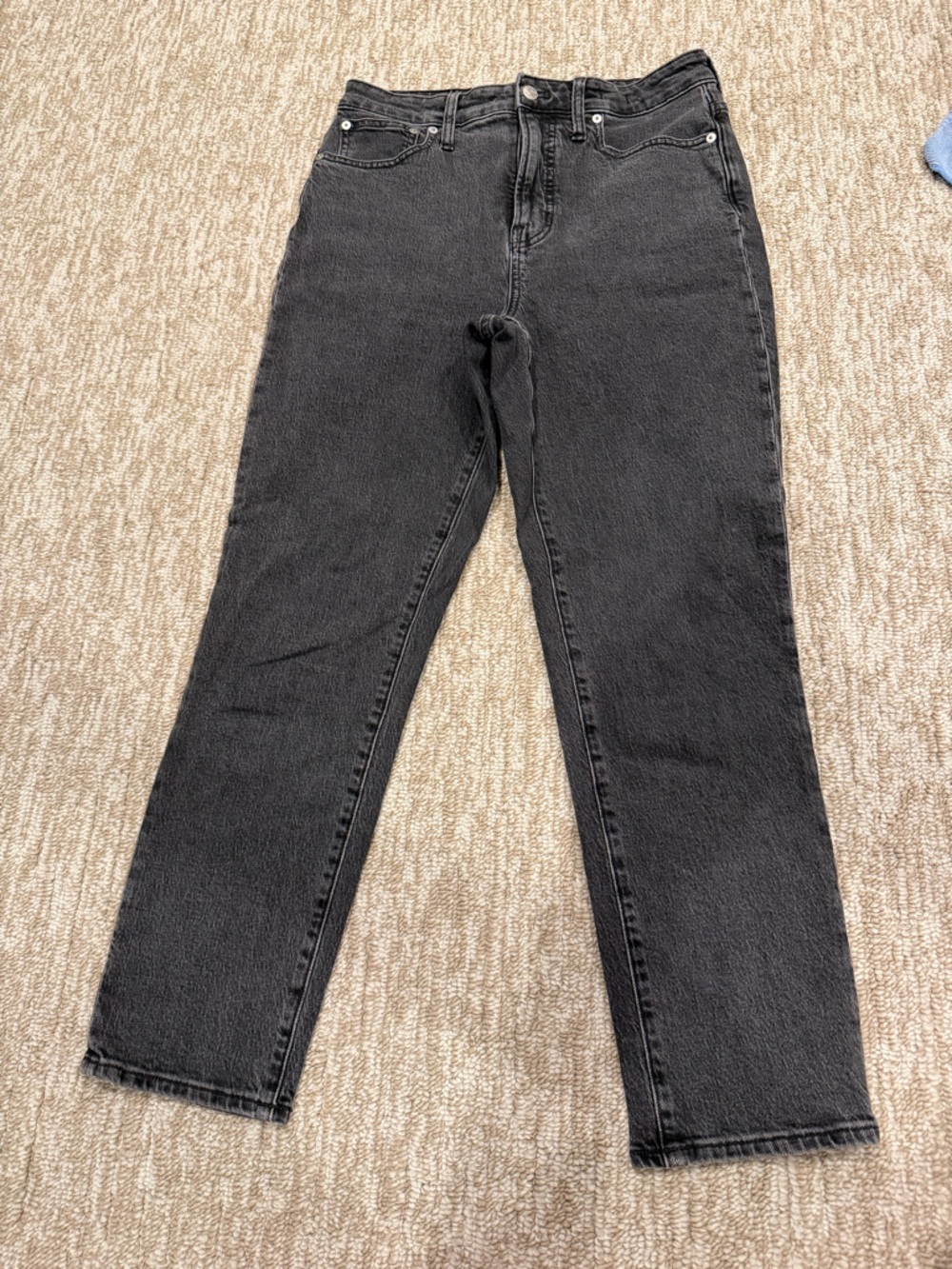 Madewell Curvy Perfect Vintage Black Women's Jeans